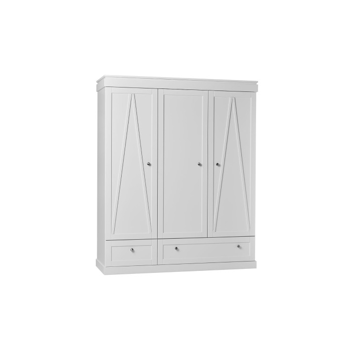 Armario de ropa con 3 puertas (Colección Oxford)